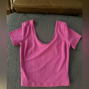 Lululemon Align Scoop Short Sleeve Crop Top
